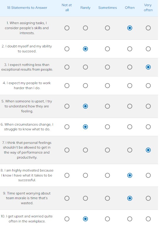Leadership Development 7 Leadership test